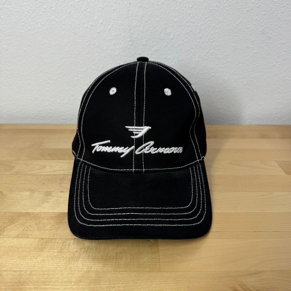 Tommy Armour Baseball Cap Dad Hat Mens One Size Adjustable Black White RN 23784